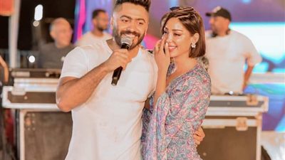 بسمة بوسيل ترد على تداول أنباء عودتها إلى طليقها تامر حسني بعد أن نشر صورة تجمعهما مع أبنائهما بمناسبة العام الجديد