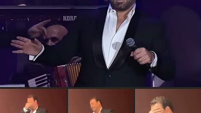 لحظة بكاء عاصي الحلاني اثناء اداء اغنية 