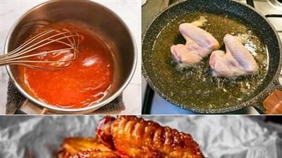 طريقة عمل اجنحة الدجاج المقرمشة 