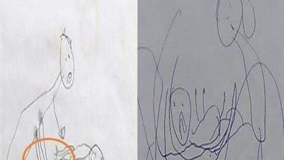 أم تلاحظ ان ابنتها الصغيرة ترسم رسومات فى غرفتها غريبة وبعدها اكتشفت السر الخطېر ..!