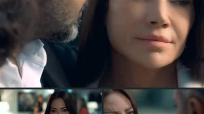 سلافة معمار بمشهد مبالغ والقبلة مع قيس الشيخ نجيب بمسلسل الخائڼ والجمهور يعلق 